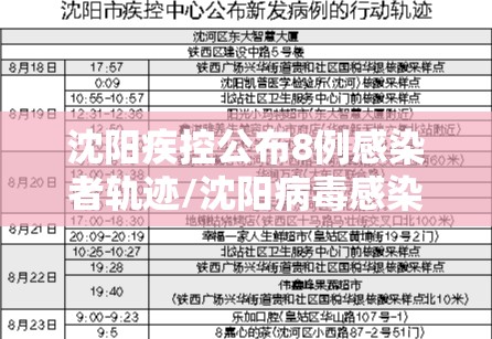 沈阳疾控公布8例感染者轨迹/沈阳病毒感染最新消息 沈阳疾控公布8例感染者轨迹/沈阳病毒感染最新消息