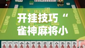 开挂技巧“雀神麻将小程序免费开挂器	”细辅助教程分享