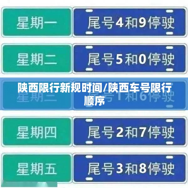 陕西限行新规时间/陕西车号限行顺序 陕西限行新规时间/陕西车号限行顺序