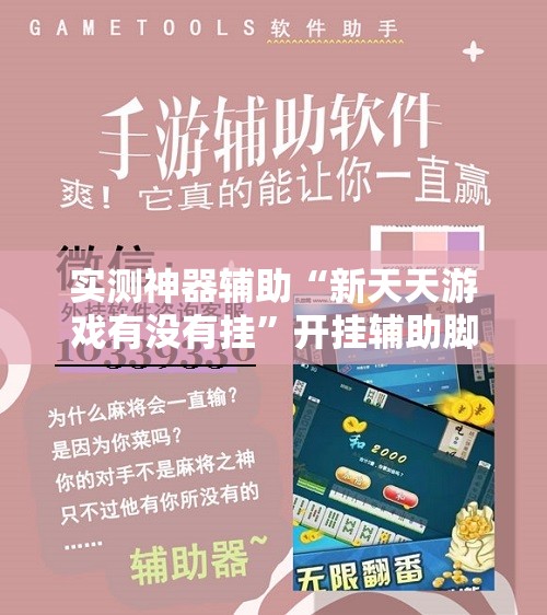 实测神器辅助“新天天游戏有没有挂”开挂辅助脚本+详细开挂安装教程