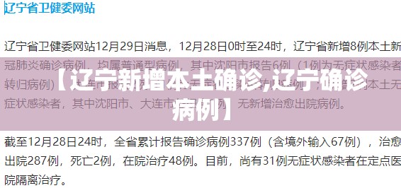 【辽宁新增本土确诊,辽宁确诊病例】 【辽宁新增本土确诊,辽宁确诊病例】