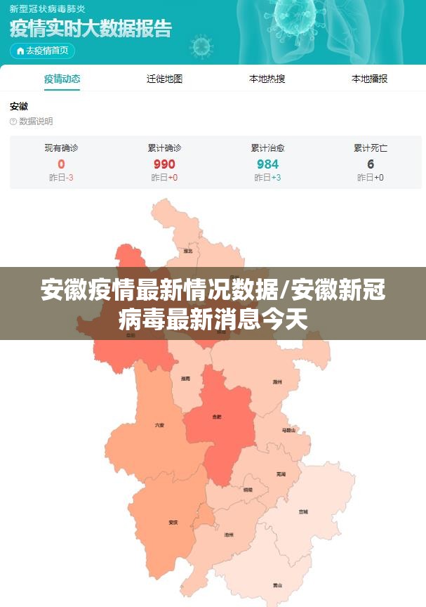 安徽疫情最新情况数据/安徽新冠病毒最新消息今天 安徽疫情最新情况数据/安徽新冠病毒最新消息今天