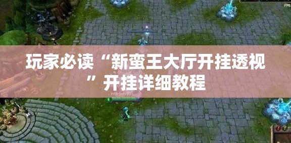 玩家必读“新蛮王大厅开挂透视	”开挂详细教程