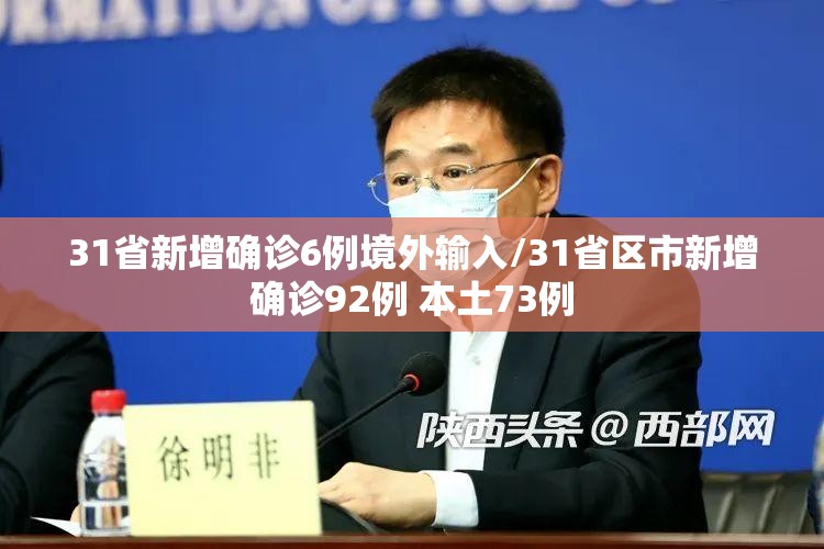 31省新增确诊6例境外输入/31省区市新增确诊92例 本土73例