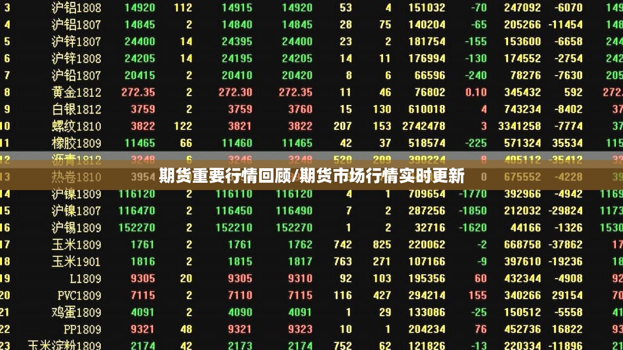 期货重要行情回顾/期货市场行情实时更新 期货重要行情回顾/期货市场行情实时更新