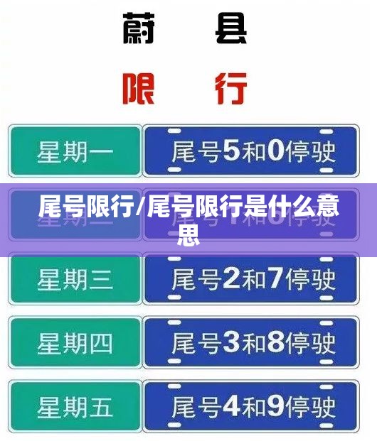 尾号限行/尾号限行是什么意思 尾号限行/尾号限行是什么意思