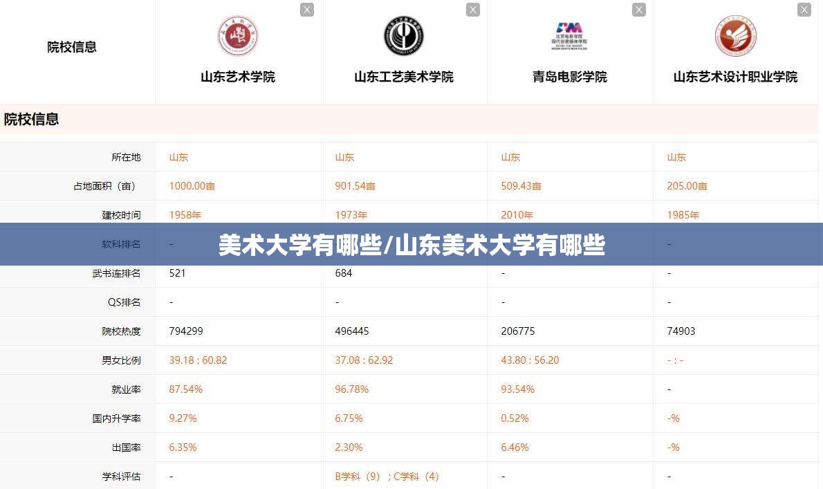 美术大学有哪些/山东美术大学有哪些 美术大学有哪些/山东美术大学有哪些