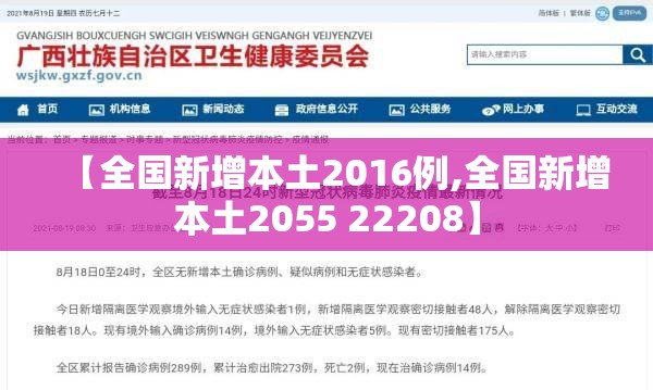 【全国新增本土2016例,全国新增本土2055 22208】 【全国新增本土2016例,全国新增本土2055 22208】