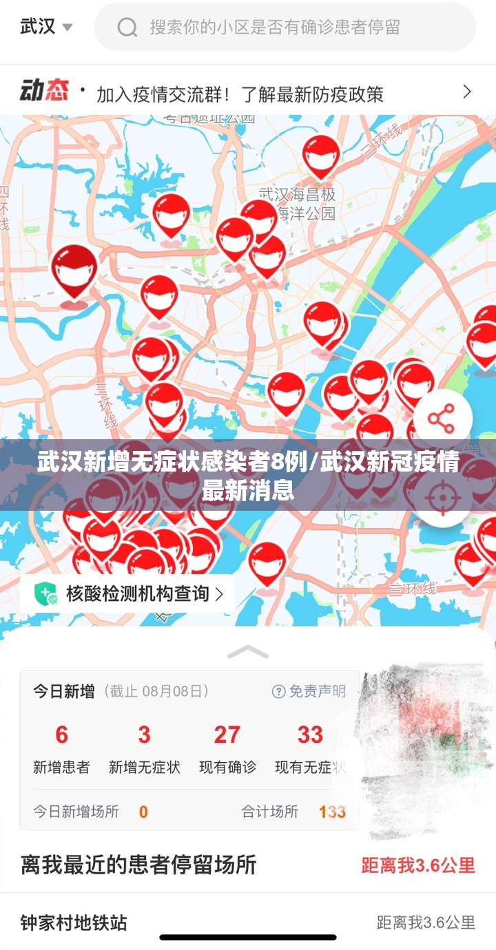 武汉新增无症状感染者8例/武汉新冠疫情最新消息 武汉新增无症状感染者8例/武汉新冠疫情最新消息