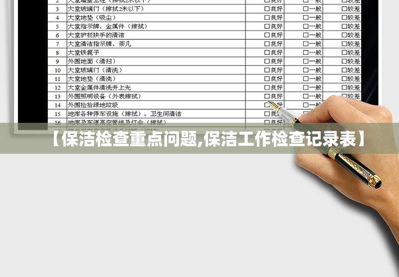 【保洁检查重点问题,保洁工作检查记录表】 【保洁检查重点问题,保洁工作检查记录表】
