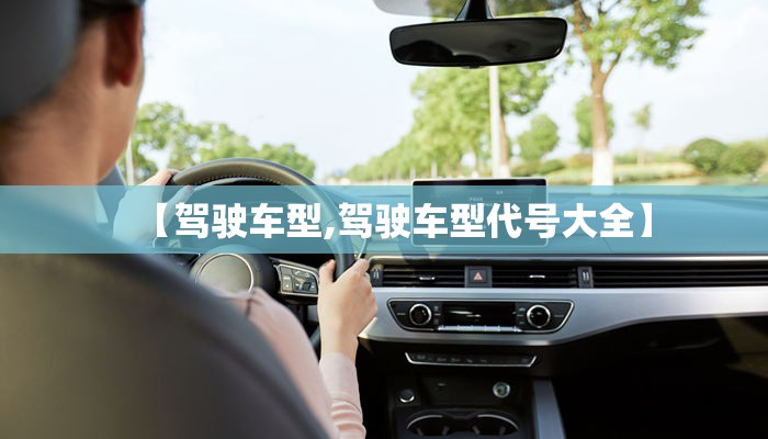 【驾驶车型,驾驶车型代号大全】 【驾驶车型,驾驶车型代号大全】
