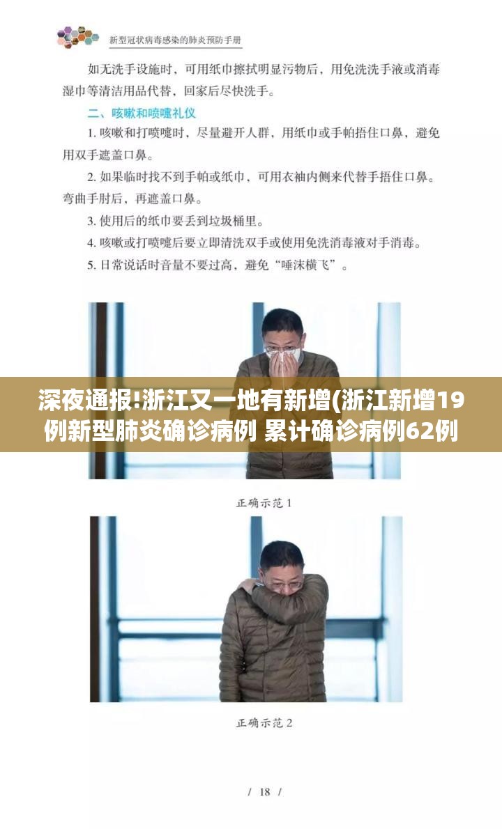 深夜通报!浙江又一地有新增(浙江新增19例新型肺炎确诊病例 累计确诊病例62例) 深夜通报!浙江又一地有新增(浙江新增19例新型肺炎确诊病例 累计确诊病例62例)