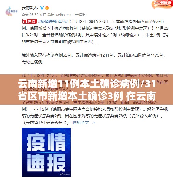 云南新增11例本土确诊病例/31省区市新增本土确诊3例 在云南 云南新增11例本土确诊病例/31省区市新增本土确诊3例 在云南