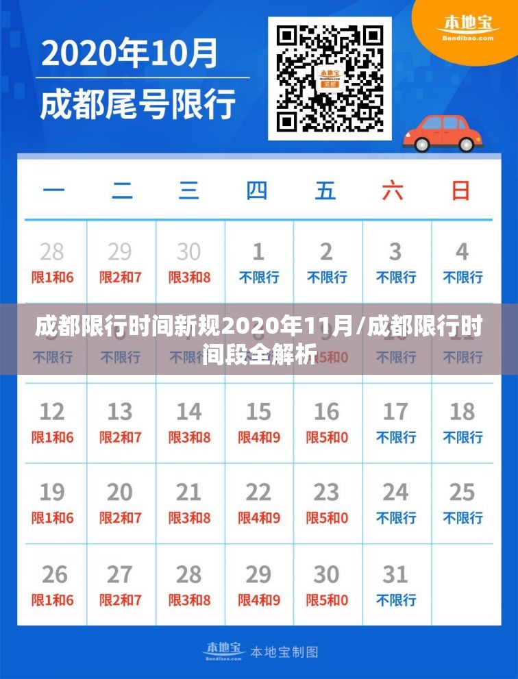 成都限行时间新规2020年11月/成都限行时间段全解析