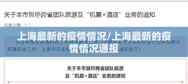 上海最新的疫情情况/上海最新的疫情情况通报
