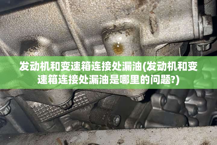 发动机和变速箱连接处漏油(发动机和变速箱连接处漏油是哪里的问题?) 发动机和变速箱连接处漏油(发动机和变速箱连接处漏油是哪里的问题?)