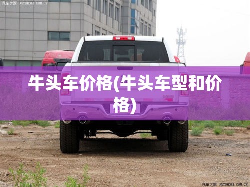牛头车价格(牛头车型和价格)