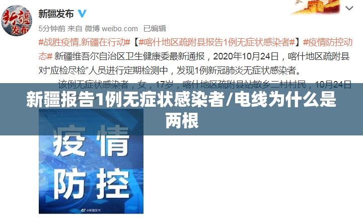 新疆报告1例无症状感染者/电线为什么是两根 新疆报告1例无症状感染者/电线为什么是两根