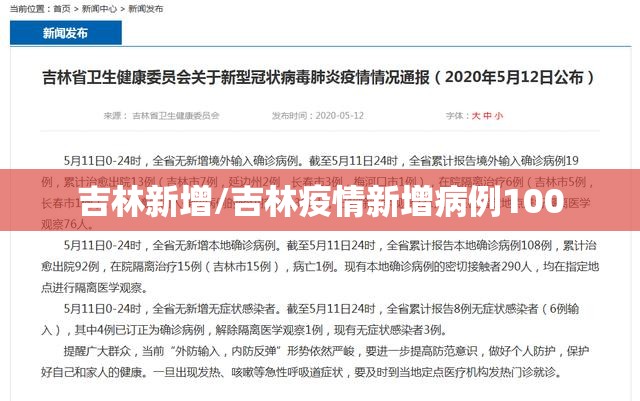 吉林新增/吉林疫情新增病例100