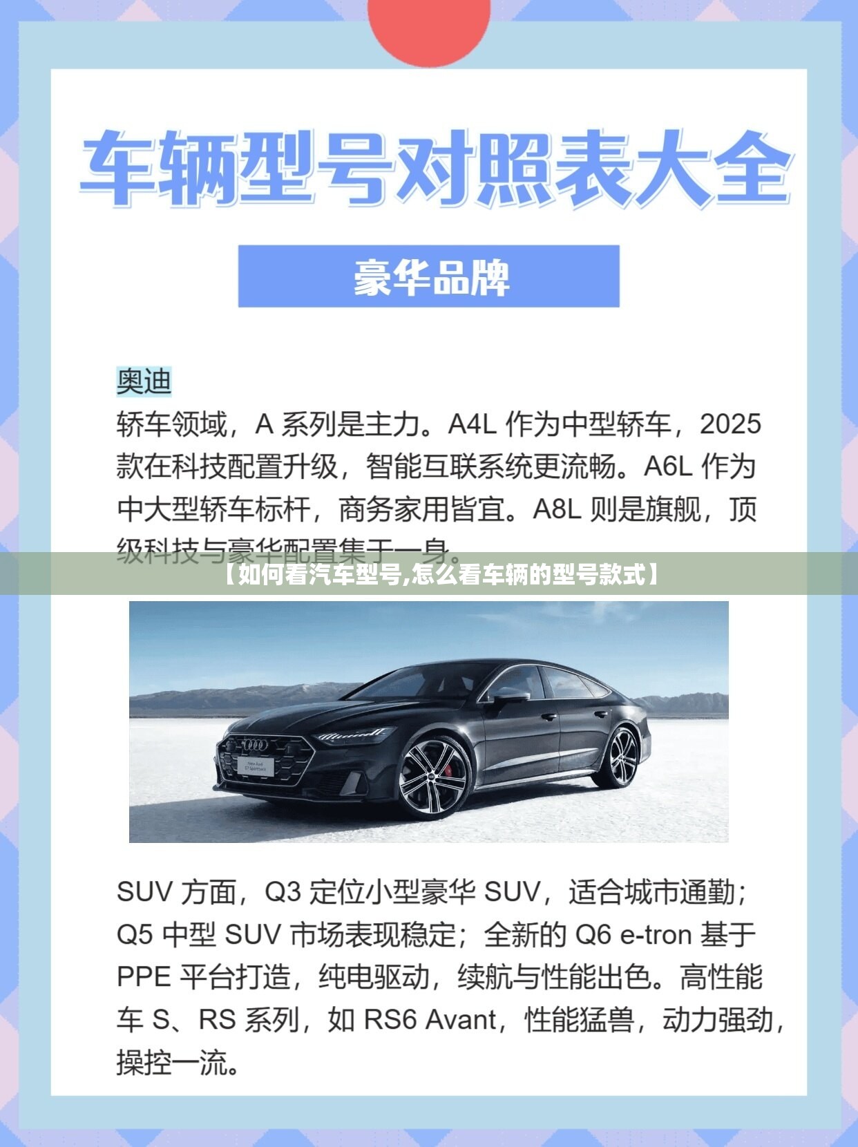 【如何看汽车型号,怎么看车辆的型号款式】