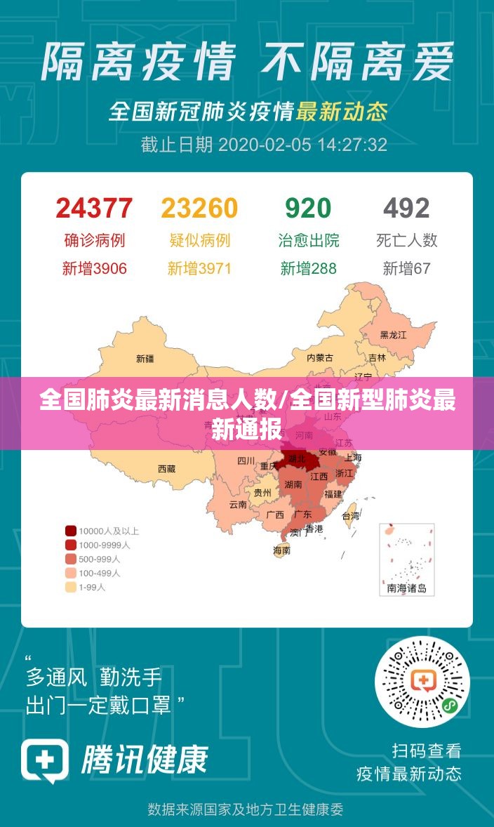 全国肺炎最新消息人数/全国新型肺炎最新通报