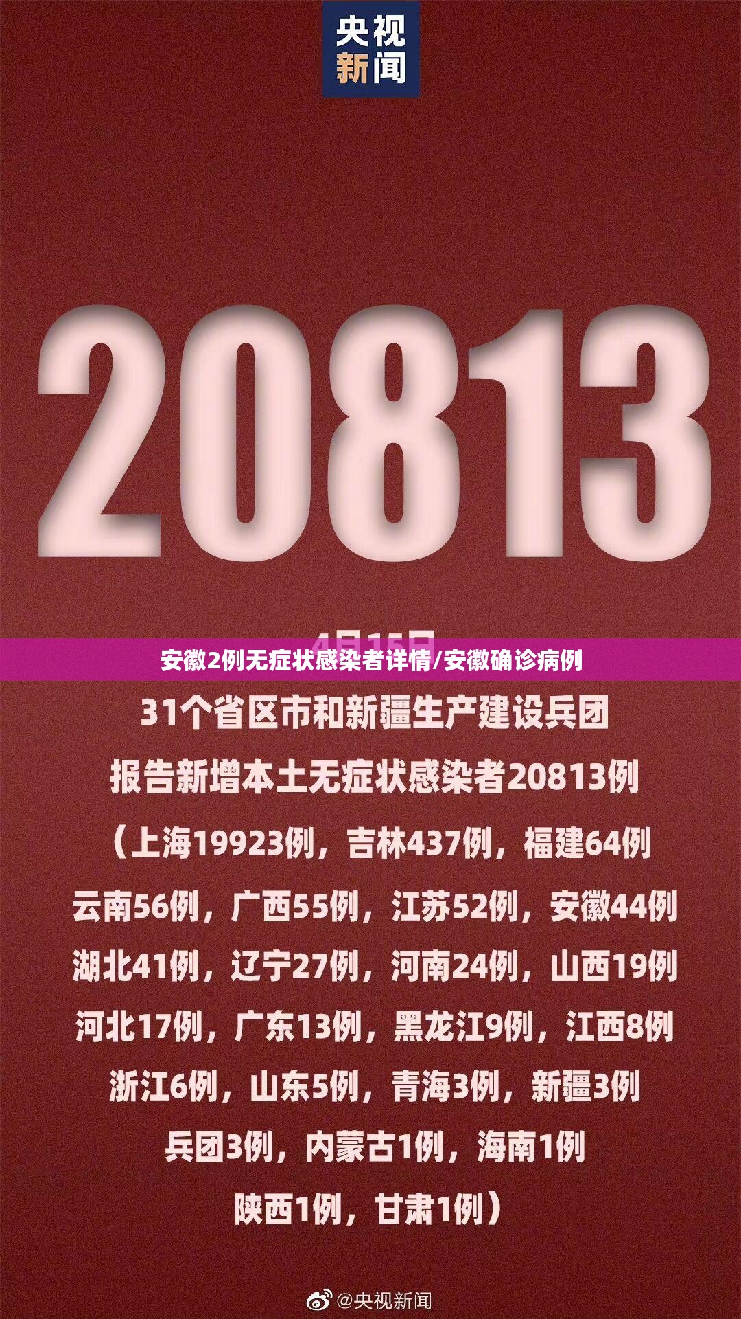 安徽2例无症状感染者详情/安徽确诊病例