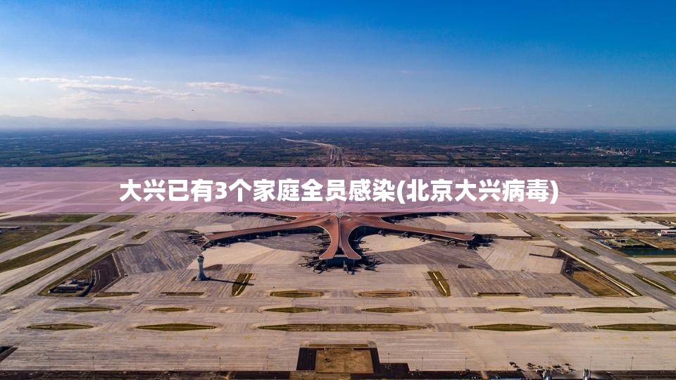 大兴已有3个家庭全员感染(北京大兴病毒)