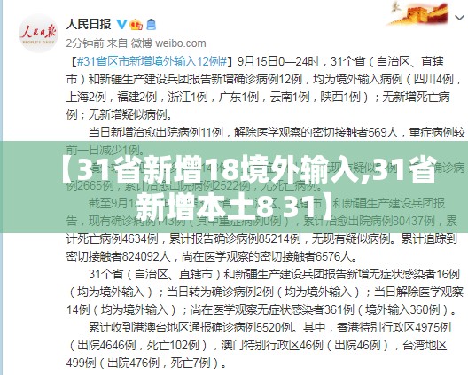 【31省新增18境外输入,31省新增本土8 31】