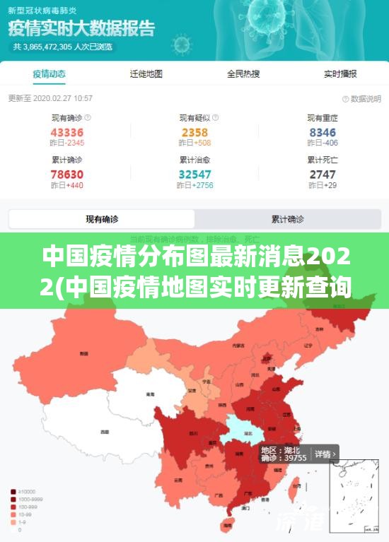 中国疫情分布图最新消息2022(中国疫情地图实时更新查询)
