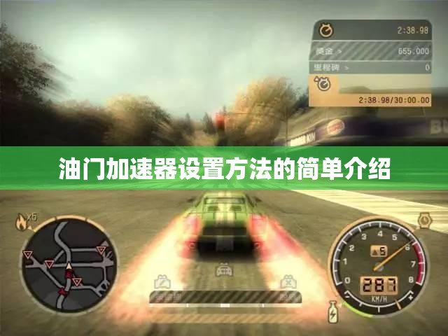 油门加速器设置方法的简单介绍 油门加速器设置方法的简单介绍