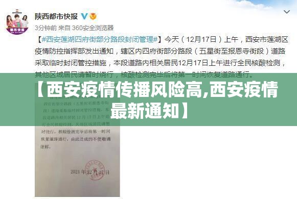 【西安疫情传播风险高,西安疫情最新通知】 【西安疫情传播风险高,西安疫情最新通知】