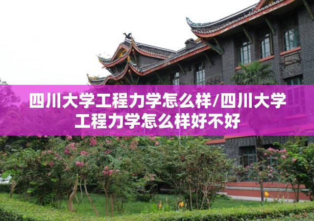 四川大学工程力学怎么样/四川大学工程力学怎么样好不好