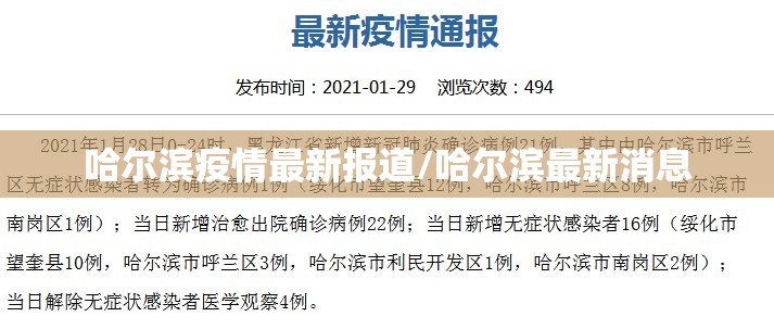 哈尔滨疫情最新报道/哈尔滨最新消息
