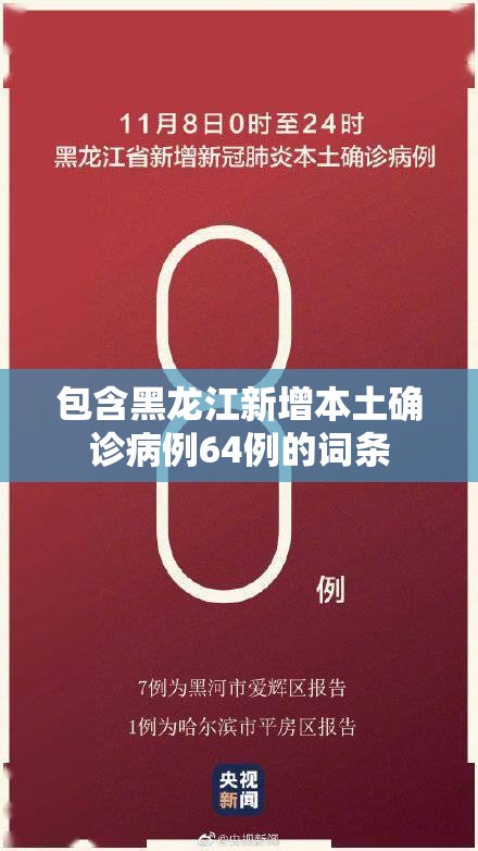 包含黑龙江新增本土确诊病例64例的词条