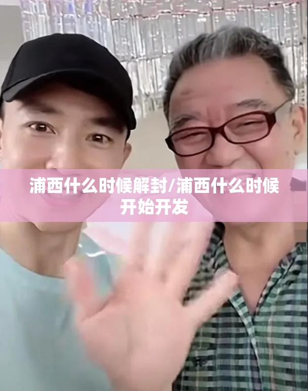 浦西什么时候解封/浦西什么时候开始开发