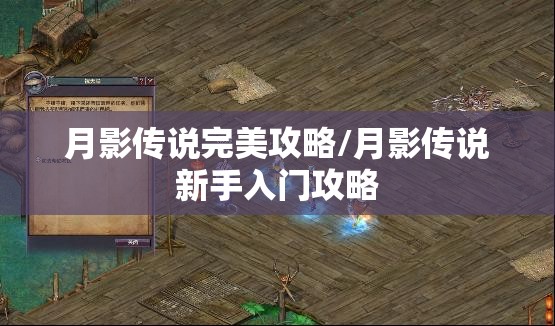 月影传说完美攻略/月影传说新手入门攻略 月影传说完美攻略/月影传说新手入门攻略