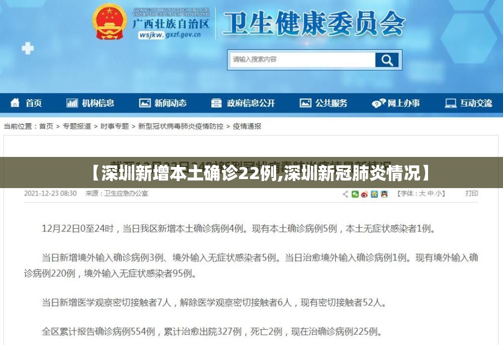 【深圳新增本土确诊22例,深圳新冠肺炎情况】