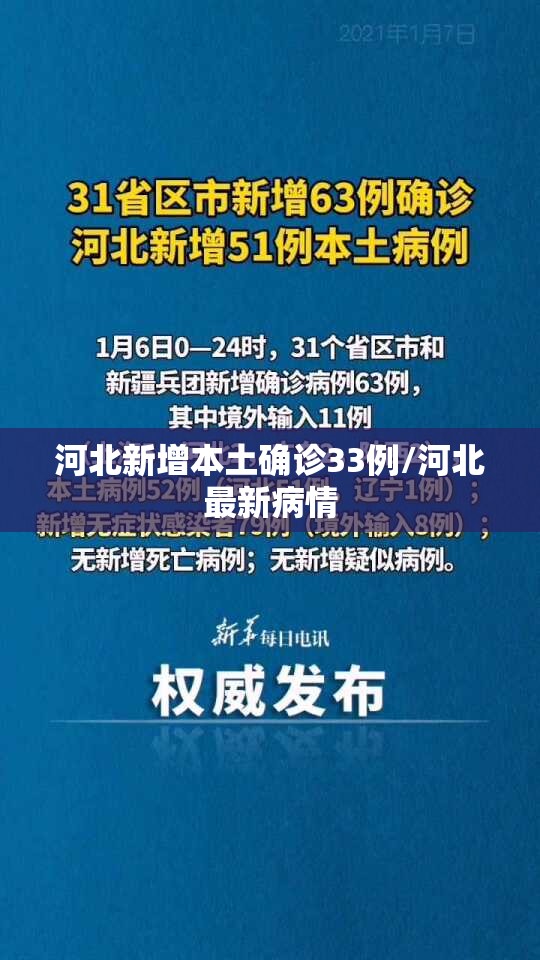 河北新增本土确诊33例/河北最新病情