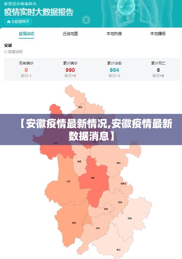 【安徽疫情最新情况,安徽疫情最新数据消息】