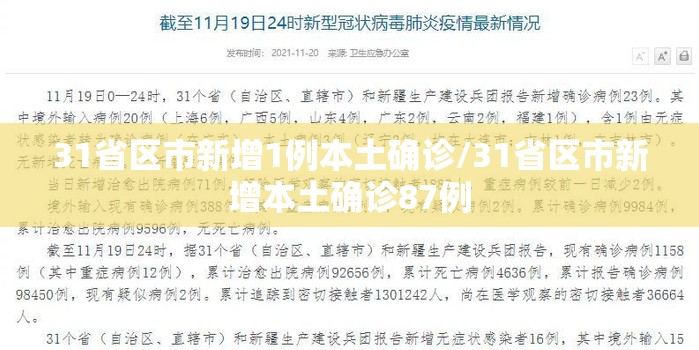 31省区市新增1例本土确诊/31省区市新增本土确诊87例 31省区市新增1例本土确诊/31省区市新增本土确诊87例