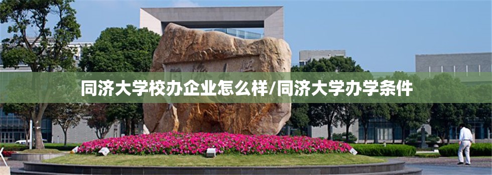 同济大学校办企业怎么样/同济大学办学条件