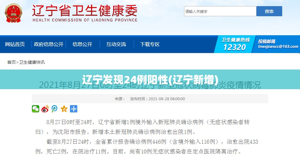 辽宁发现24例阳性(辽宁新增) 辽宁发现24例阳性(辽宁新增)
