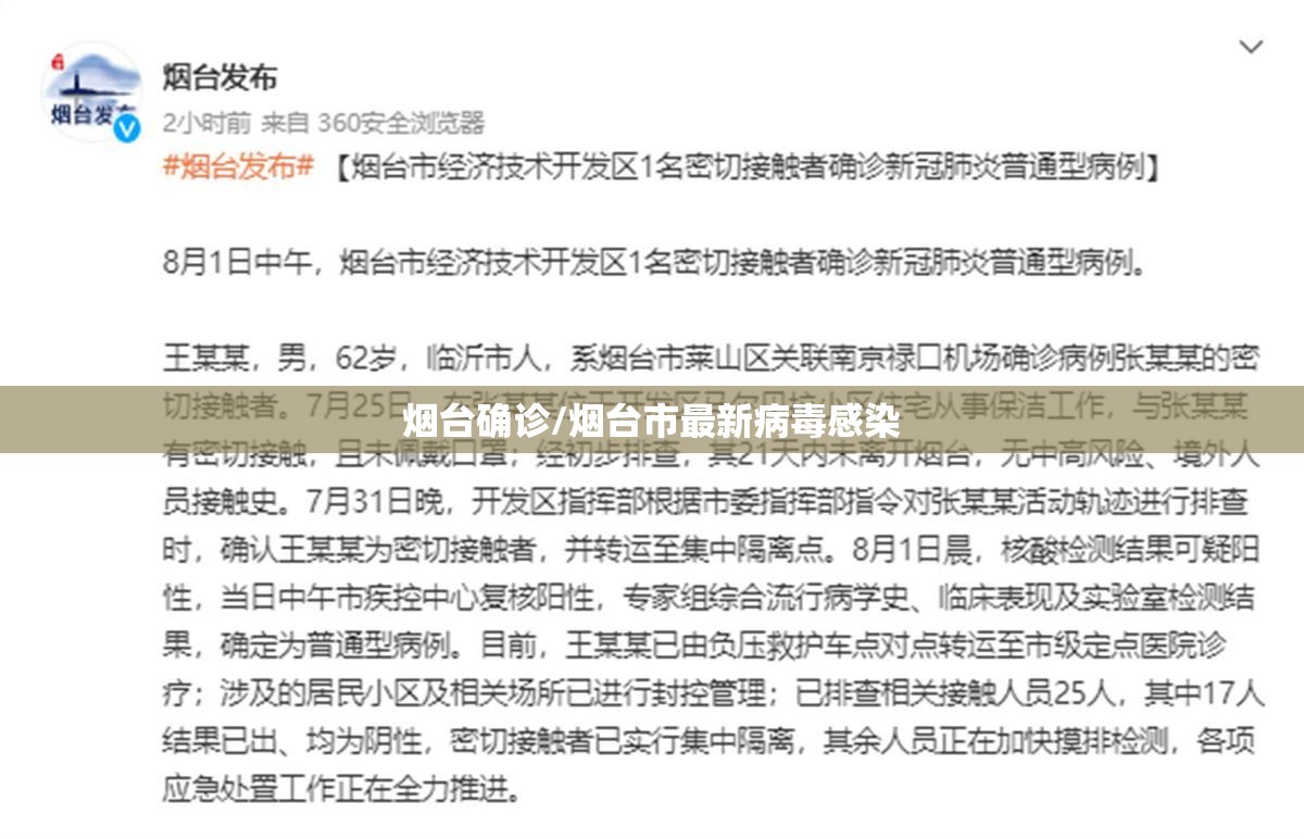 烟台确诊/烟台市最新病毒感染 烟台确诊/烟台市最新病毒感染