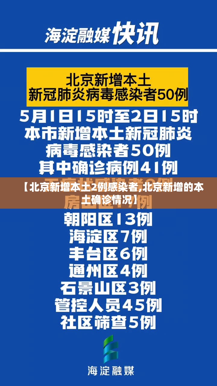 【北京新增本土2例感染者,北京新增的本土确诊情况】
