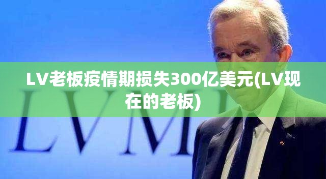 LV老板疫情期损失300亿美元(LV现在的老板)