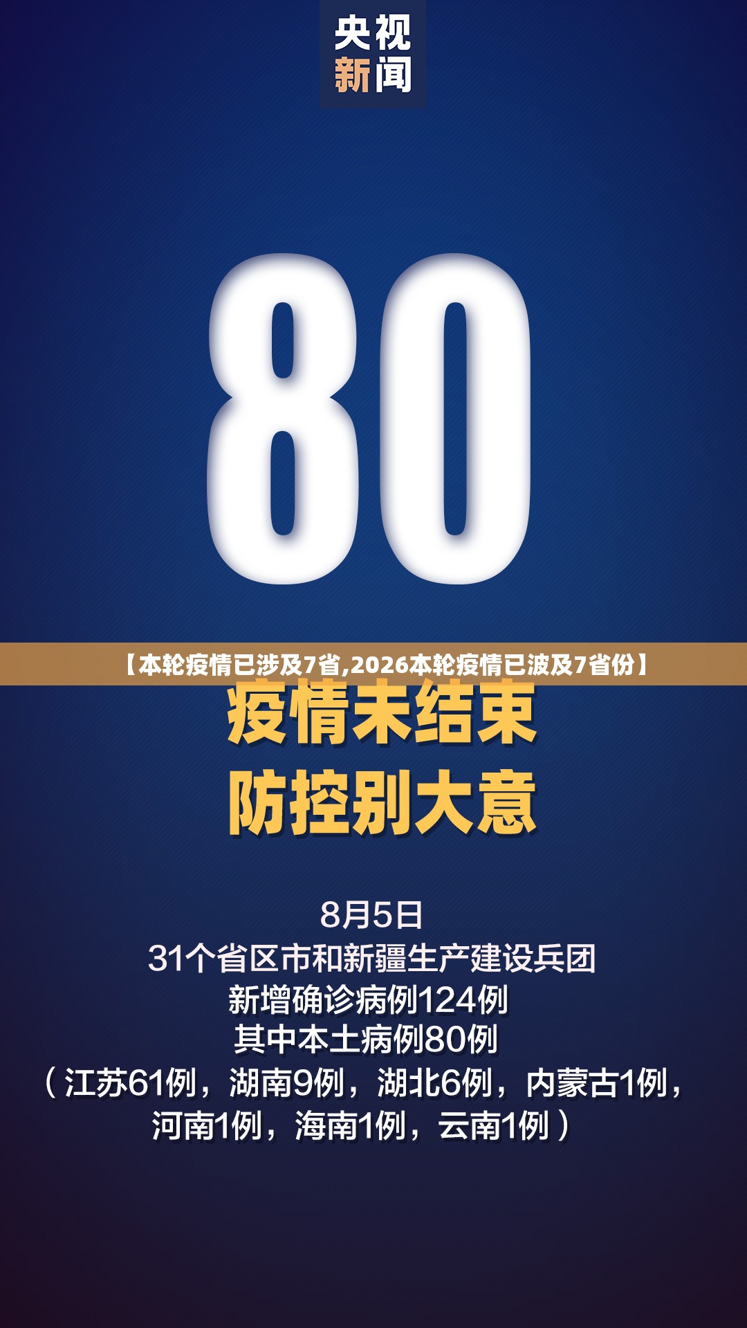 【本轮疫情已涉及7省,2026本轮疫情已波及7省份】 【本轮疫情已涉及7省,2026本轮疫情已波及7省份】