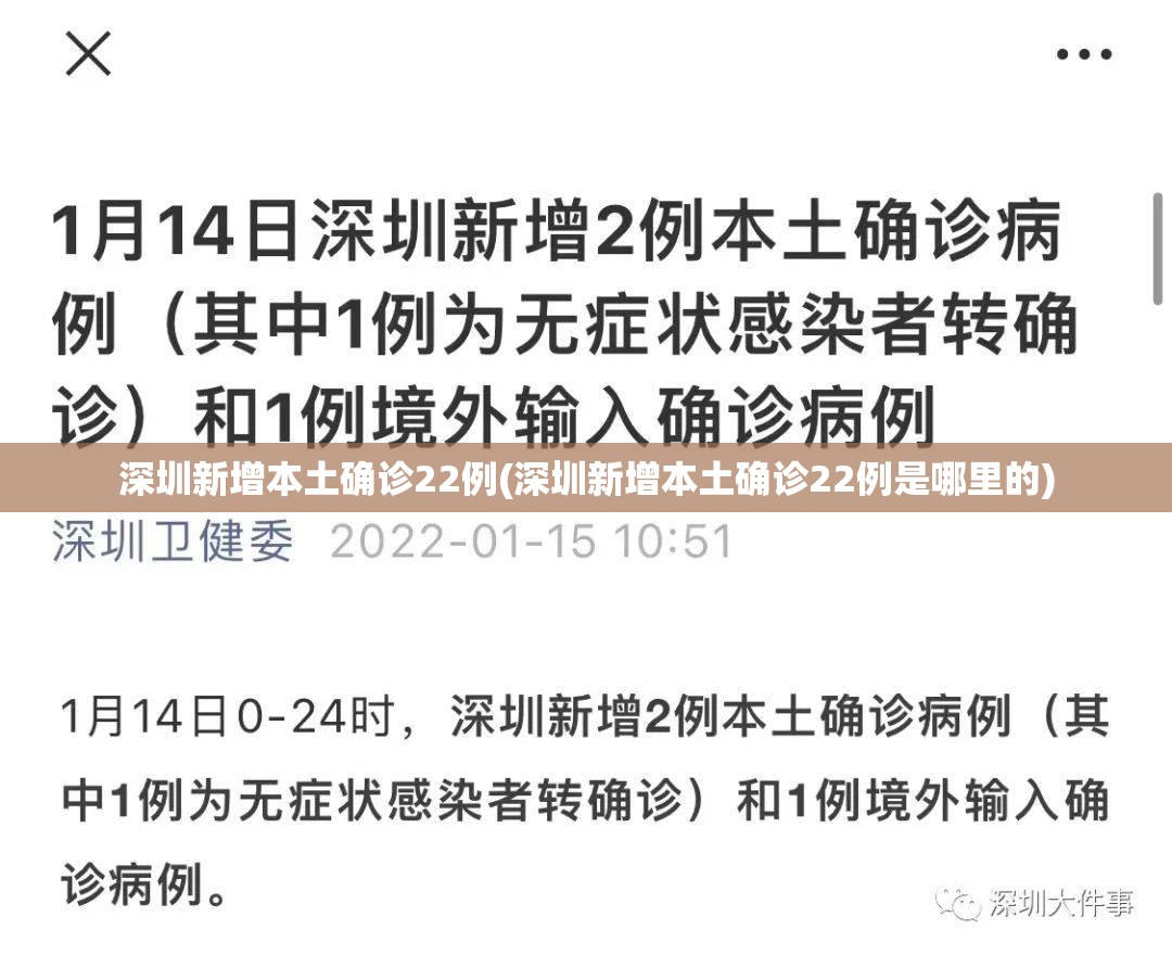 深圳新增本土确诊22例(深圳新增本土确诊22例是哪里的)