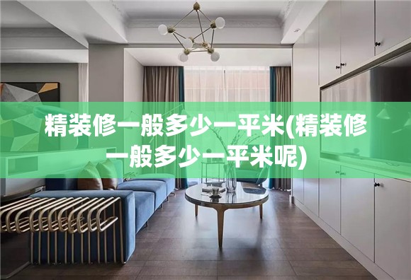 精装修一般多少一平米(精装修一般多少一平米呢)