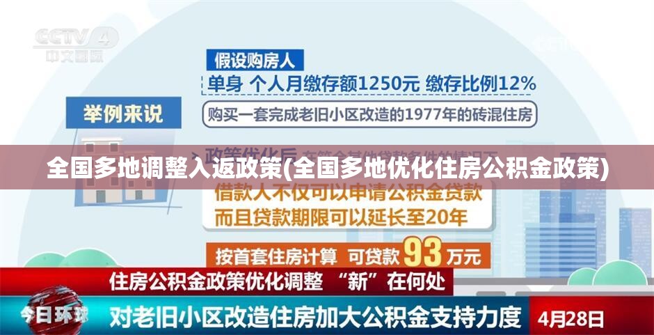 全国多地调整入返政策(全国多地优化住房公积金政策)