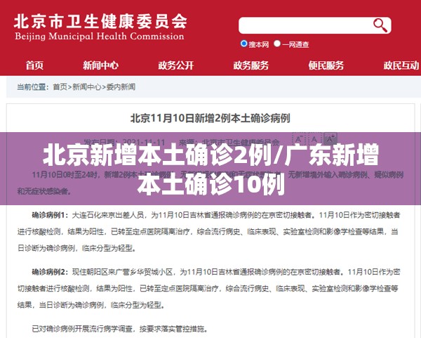 北京新增本土确诊2例/广东新增本土确诊10例 北京新增本土确诊2例/广东新增本土确诊10例